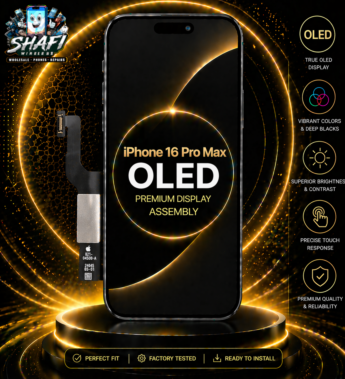 iPhone 16 Pro Max LCD Assembly (OLED)