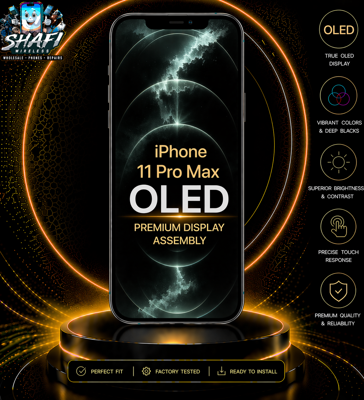 iPhone 11 Pro Max LCD Assembly (OLED)