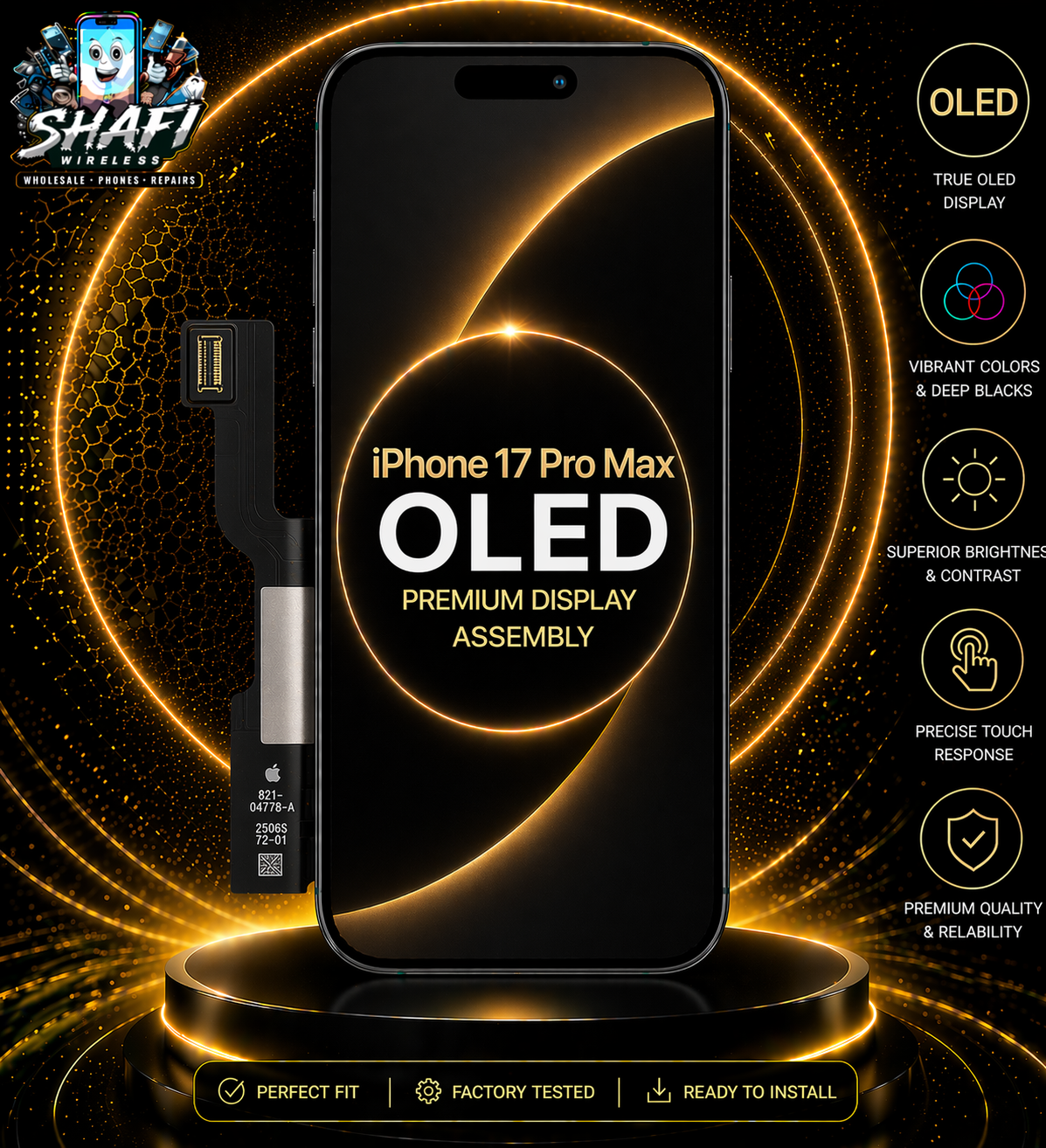 iPhone 17 Pro Max LCD Assembly (OLED)